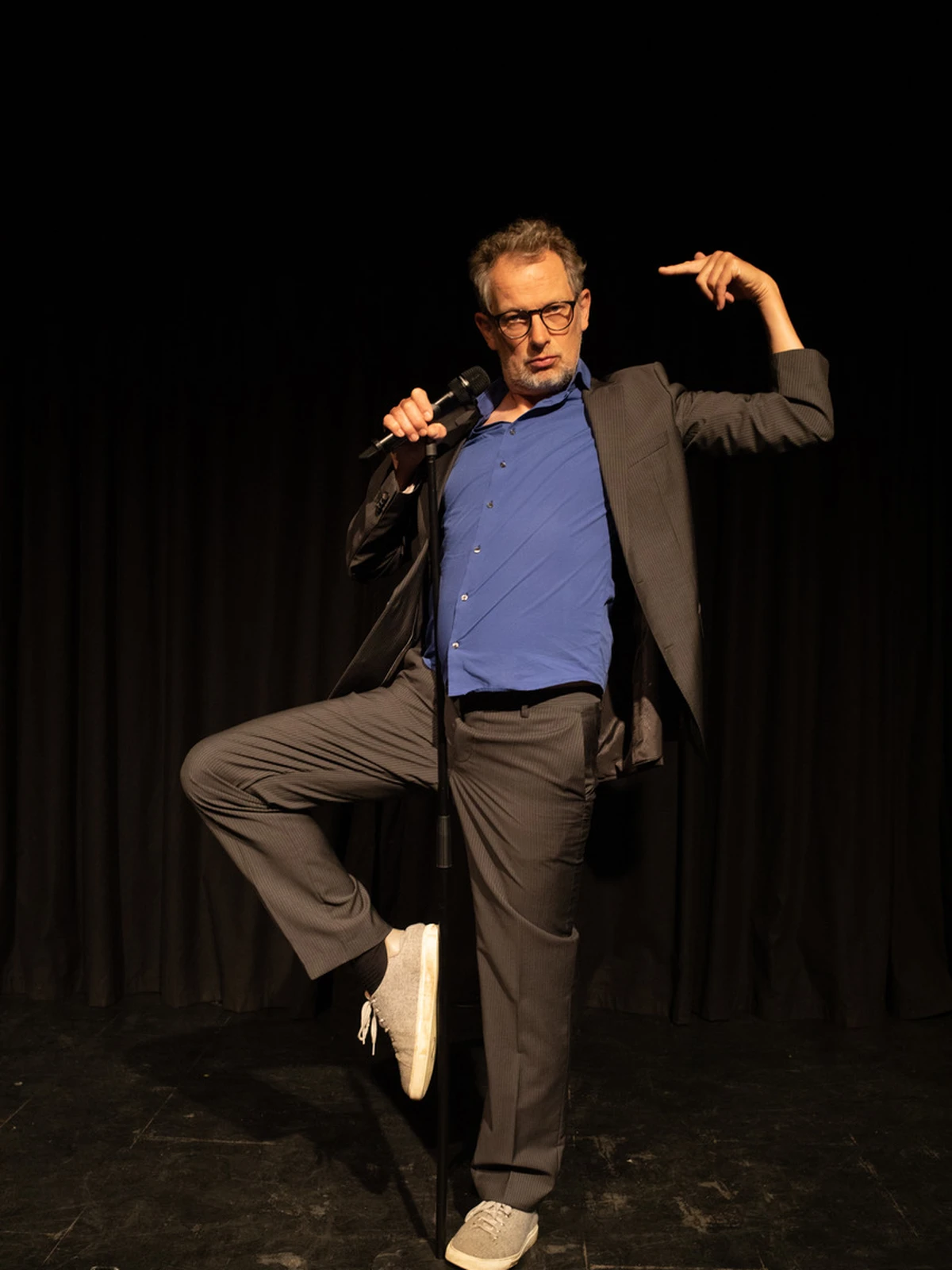 Severin Gröbner auf der Bühne